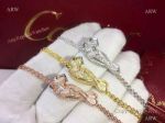 AAA Replica Cartier Leopard Diamond Bracelet 3 Color